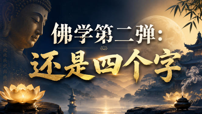 付费文章:佛学第二弹:还是四个字-网赚副业网