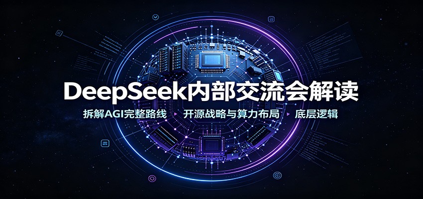 DeepSeek内部交流会解读：拆解AGI完整路线，开源战略与算力布局底层逻辑-网赚副业网