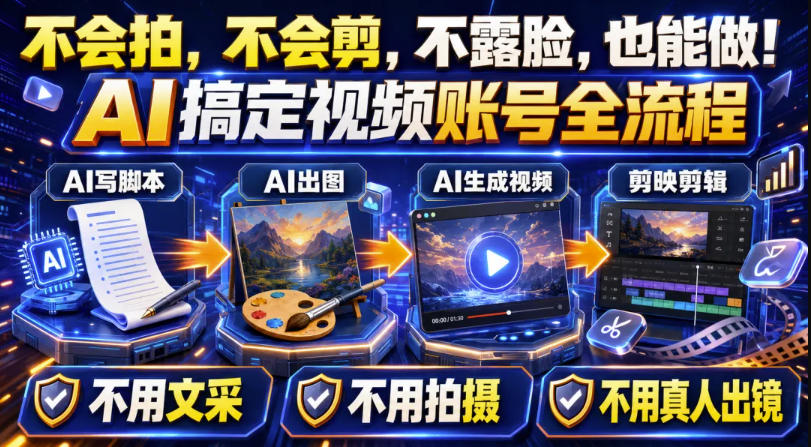 AI短视频起号实战项目,用AI做视频起号,45天涨粉12W,一条广告8.5k,广告接到手软,引流、变现两不误!插图 AI短视频起号实战项目,用AI做视频起号,45天涨粉12W,一条广告8.5k,广告接到手软,引流、变现两不误!插图