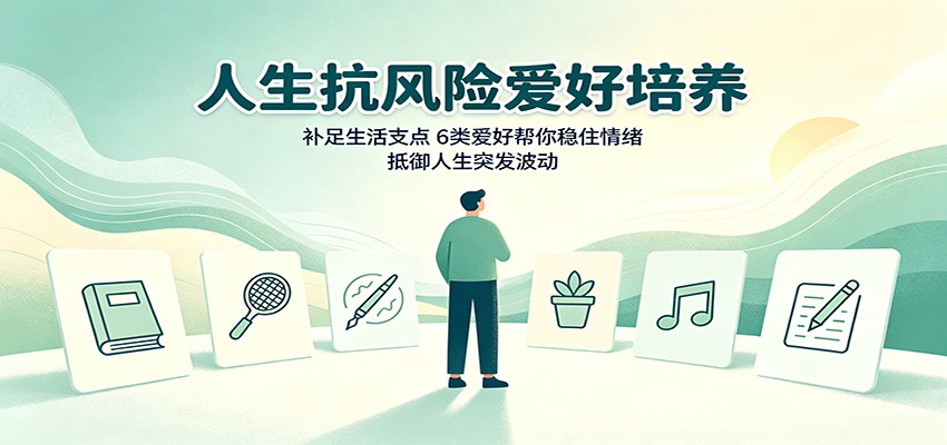 人生抗风险爱好培养:补足生活支点,6类爱好帮你稳住情绪,抵御人生突发波动插图 人生抗风险爱好培养:补足生活支点,6类爱好帮你稳住情绪,抵御人生突发波动插图
