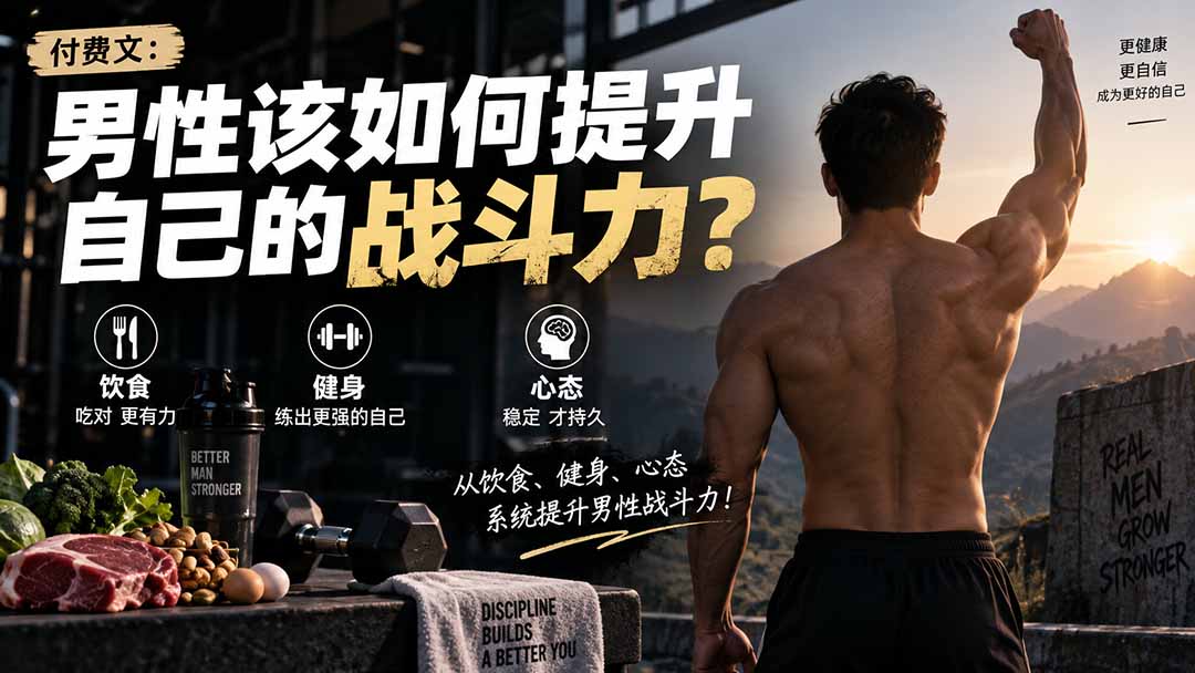 （20421期）付费文章：男性该如何提升自己的战斗力？插图1