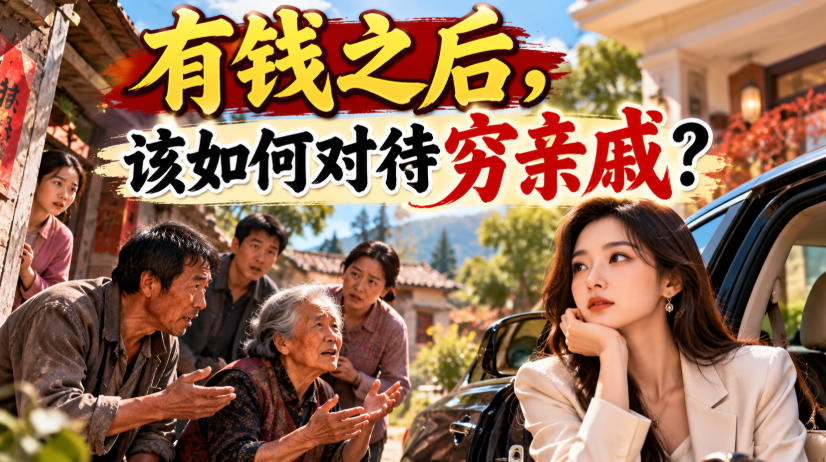 某公众号付费文章:有钱之后,该如何对待穷亲戚?-网赚副业网