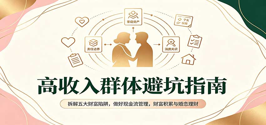 高收入群体避坑指南:拆解五大财富陷阱,做好现金流管理,财富积累与婚恋理财-网赚副业网