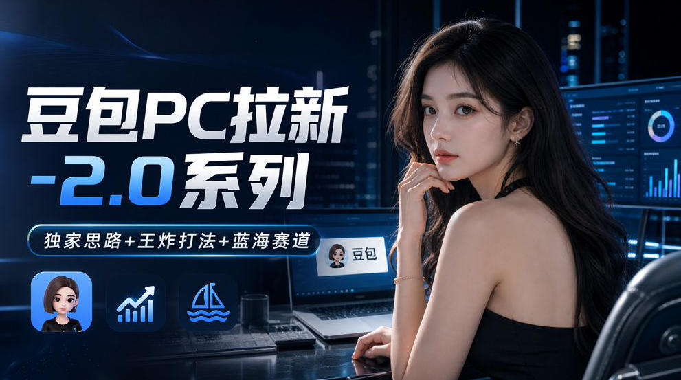豆包PC拉新2.0系列-独家思路+王炸打法+蓝海赛道-网赚副业网