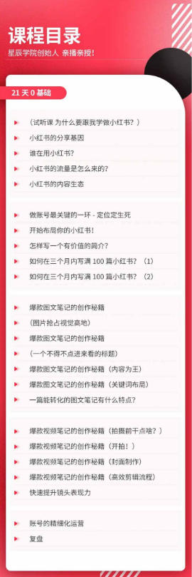 21天0基础小红书实操训练营|从账号搭建、流量逻辑到爆款笔记、垂直变现全突破插图1 21天0基础小红书实操训练营|从账号搭建、流量逻辑到爆款笔记、垂直变现全突破插图1