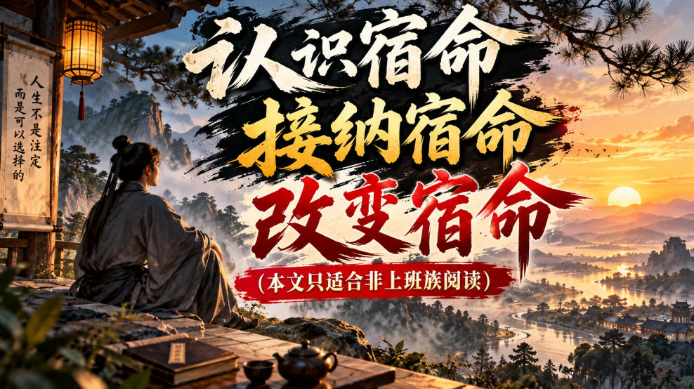 某公众号付费文章:认识宿命,接纳宿命,改变宿命(本文只适合非上班族阅读)-网赚副业网
