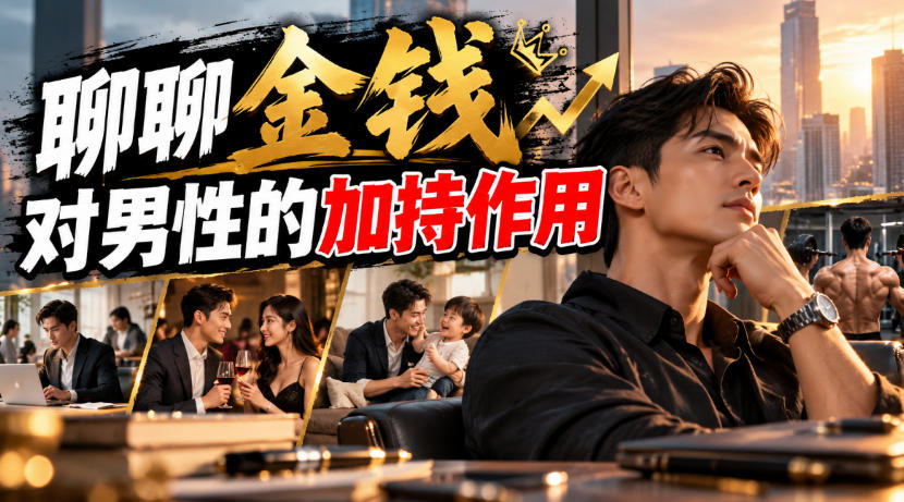 某公众号付费文章：聊聊金钱对男性的加持作用-网赚副业网