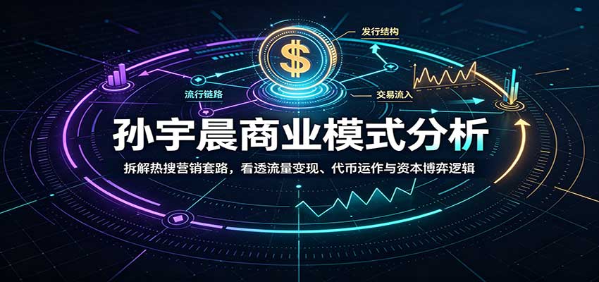孙宇晨商业模式分析:拆解热搜营销套路,看透流量变现、代币运作与资本博弈逻辑-网赚副业网