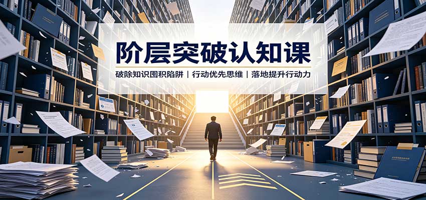 阶层突破认知课:破除知识囤积陷阱,行动优先思维,落地提升行动力-网赚副业网