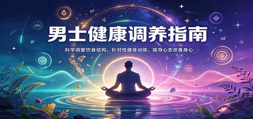 男士健康调养指南:科学调整饮食结构,针对性健身训练,疏导心态改善身心-网赚副业网