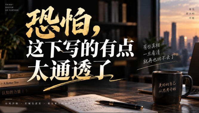 灏泽叔最新付费文章:恐怕,这下写的有点太通透了-网赚副业网