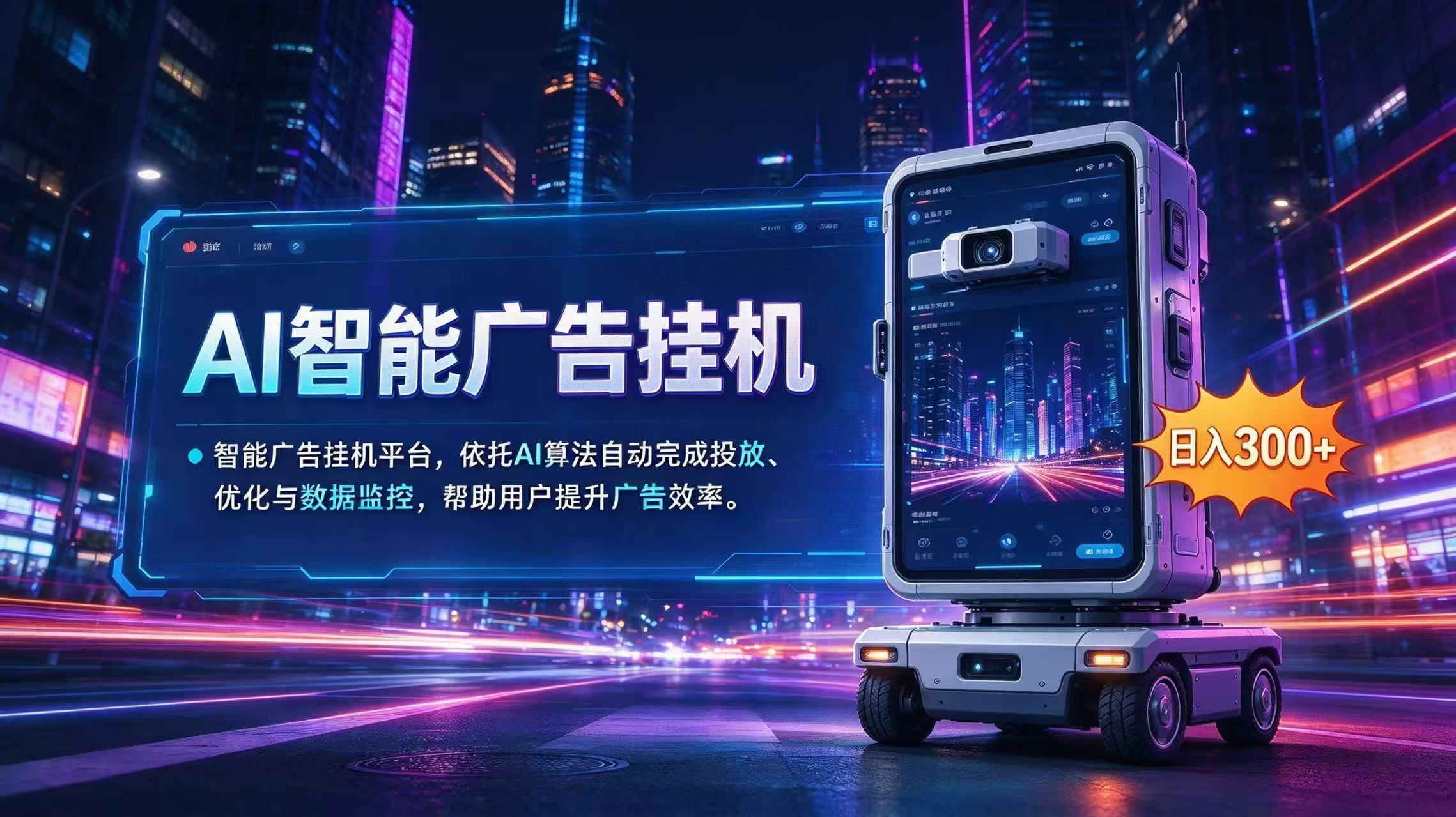(20936期)AI 智能广告挂机|AI 自动运行,轻松托管广告任务-网赚副业网