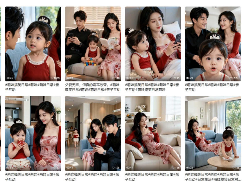 (20807期)1小时学会AI亲子搞笑短剧制作:爆款账号拆解+剧情脚本+人物互动+拍摄剪辑,跑通涨粉带货完整链路插图2 (20807期)1小时学会AI亲子搞笑短剧制作:爆款账号拆解+剧情脚本+人物互动+拍摄剪辑,跑通涨粉带货完整链路插图2