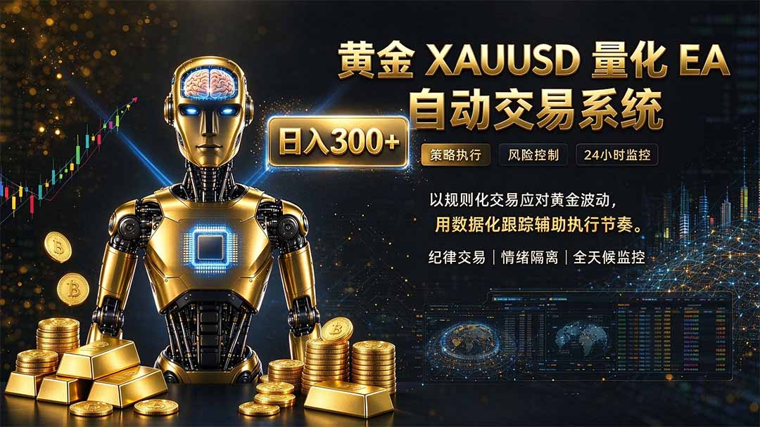 （21067期）普通人也能玩转AI量化：不盯盘，不熬夜，一套智投EA让策略自动跑-网赚副业网