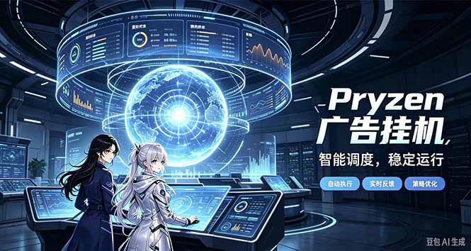 （21102期）Pryzen广告全自动挂机给自己一个交代，门槛低，零基础小白也可以快速上手-网赚副业网