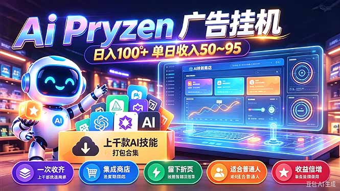 (21209期)Pyrzen广告挂机, 全自动挂机风口项目, 单日50-95/天 虽然不是很暴力但是很稳-网赚副业网