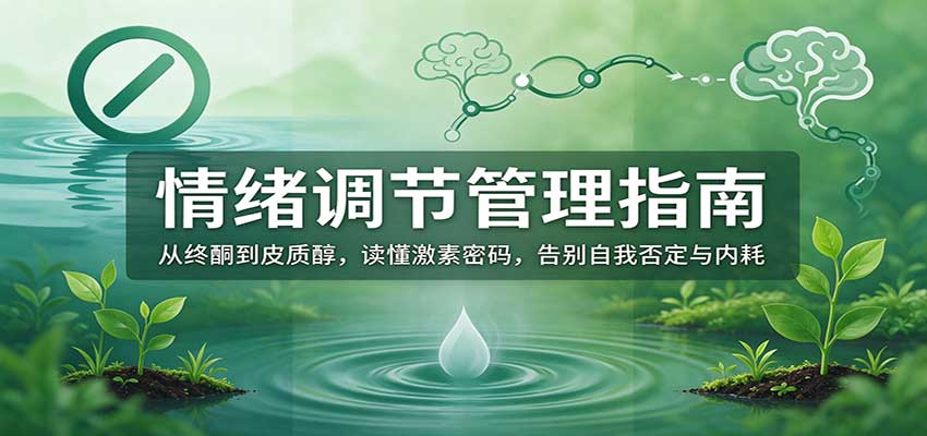 情绪调节管理指南：从睾酮到皮质醇，读懂激素密码，告别自我否定与内耗-网赚副业网