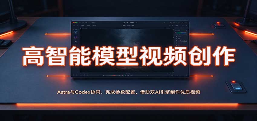 高智能模型视频创作:Astra与Codex协同,完成参数配置,借助双AI引擎制作优质视频-网赚副业网