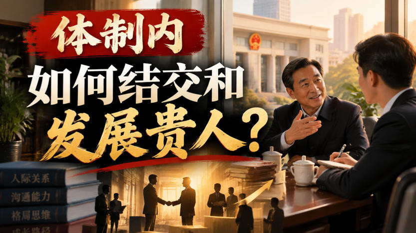 某公众号付费文章:体制内,如何结交和发展贵人?-网赚副业网