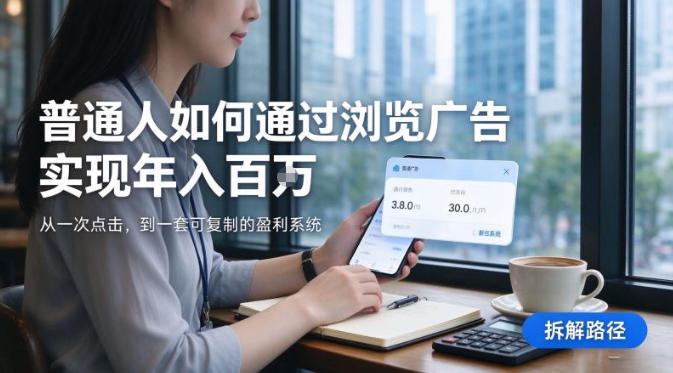 2026最新技术,24小时全自动浏览广告,全网独家项目,单台设备日入200+新手小白可快速上手,支持实地学习实地考察【揭秘】-网赚副业网