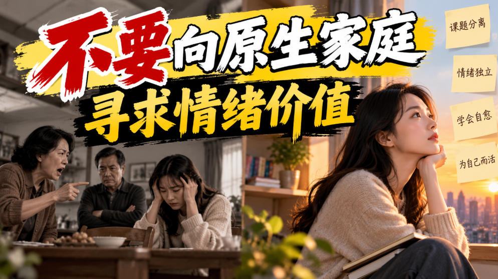 某公众号付费文章:不要向原生家庭寻求情绪价值-网赚副业网