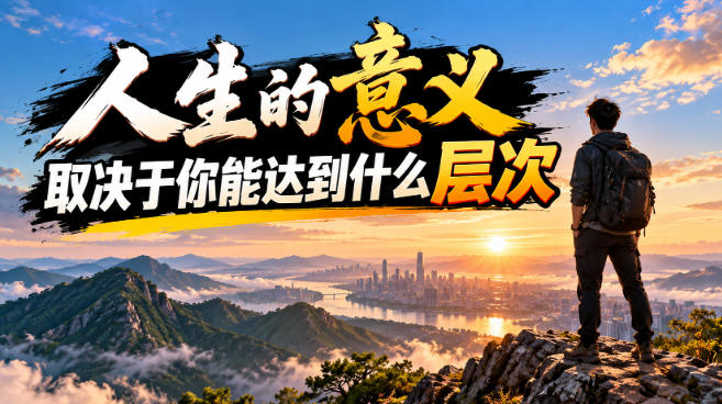 某公众号付费文章：人生的意义，取决于你能达到什么层次-网赚副业网