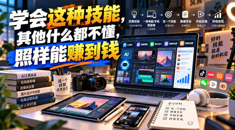 某公众号付费文章:学会这种技能,其他什么都不懂,照样能賺到钱-网赚副业网