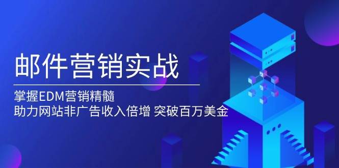 邮件营销实战,掌握EDM营销精髓,助力网站非广告收入倍增,突破百万美金-网赚副业网