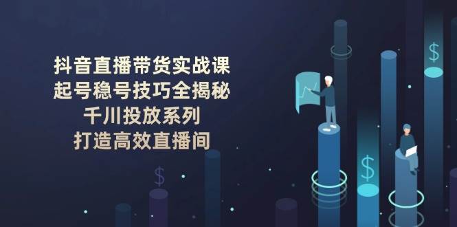抖音直播带货实战课:起号稳号技巧全揭秘, 千川投放系列, 打造高效直播间-网赚副业网