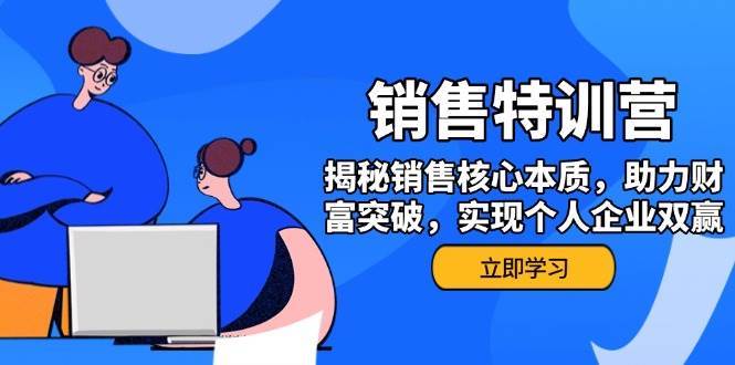 销售训练营,揭秘销售核心本质,助力财富突破,实现个人企业双赢-网赚副业网