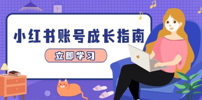 小红书账号成长指南,爆款选题+精准定位+数据分析,系统提升账号变现能力-网赚副业网