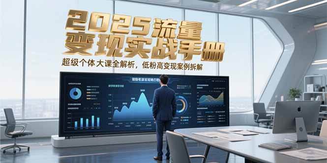 2025流量变现实战手册,超级个体大课全解析,低粉高变现案例拆解-网赚副业网
