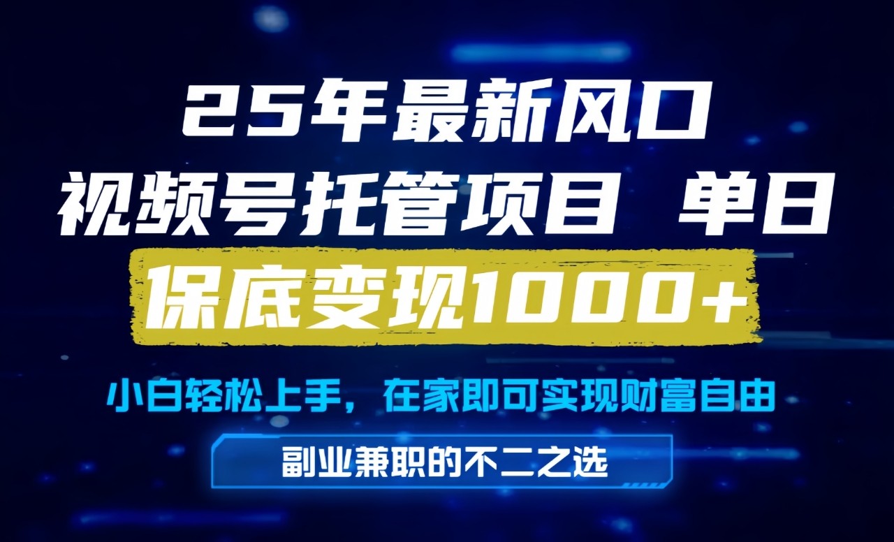 真正的懒人项目,妥妥的福利,先到先得,单日保底1000+-网赚副业网