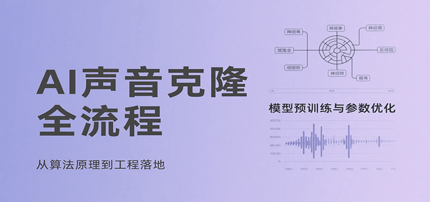 AI声音克隆全流程,基础概念到实战应用,3秒极速声音复刻、模型预训练、云端部署等插图 AI声音克隆全流程,基础概念到实战应用,3秒极速声音复刻、模型预训练、云端部署等插图