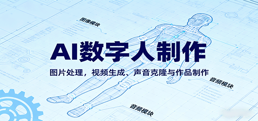 AI永生数字人制作教程:图片处理,视频生成、声音克隆与作品制作-网赚副业网