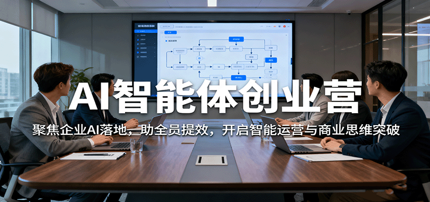 AI智能体创业营:聚焦企业AI落地,助全员提效,开启智能运营与商业思维突破-网赚副业网