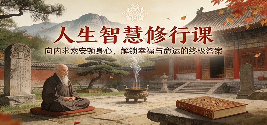 人生智慧修行课:向内求索安顿身心,解锁幸福与命运的终极答案-网赚副业网
