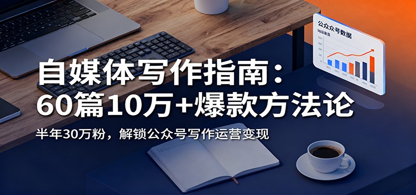 自媒体写作指南:60篇10万+爆款方法论,半年30万粉,解锁公众号写作运营变现-网赚副业网