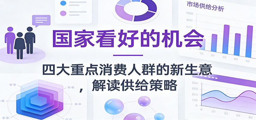 公众号付费文章:国家看好的机会,四大重点消费人群的新生意,解读供给策略-网赚副业网