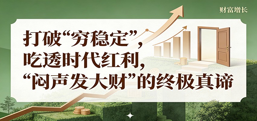 公众号付费文章《打破 “穷稳定”,吃透时代红利,“闷声发大财”的终极真谛》-网赚副业网