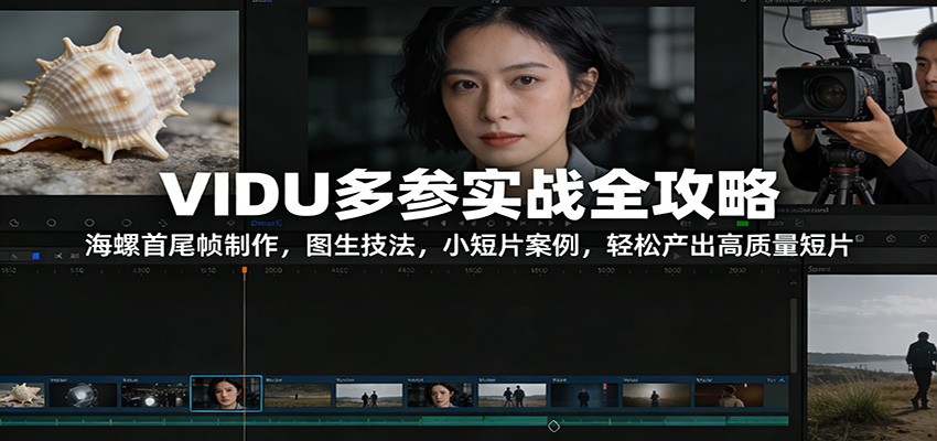 VIDU多参实战全攻略:海螺首尾帧制作,图生技法,小短片案例,轻松产出高质量短片-网赚副业网