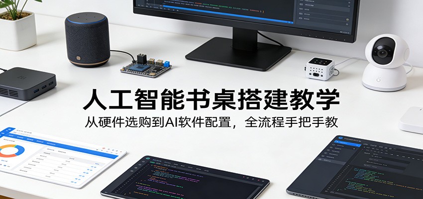 人工智能书桌搭建教学:从硬件选购到AI软件配置,全流程手把手教-网赚副业网