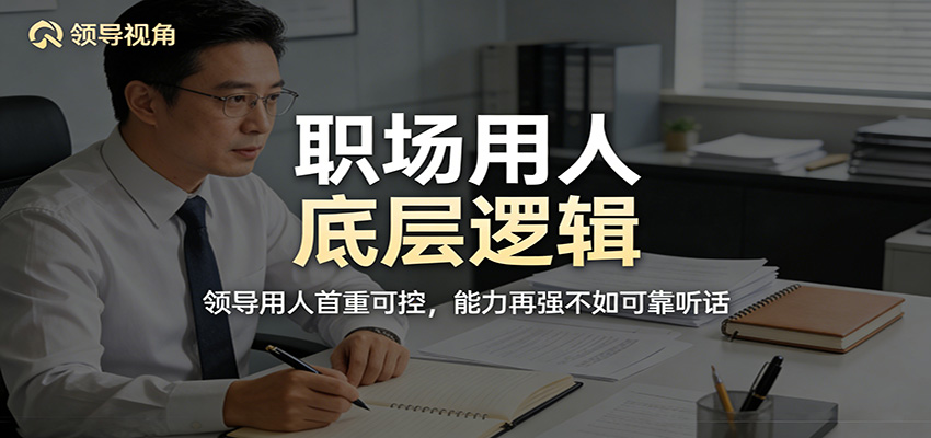 公众号付费文章:职场用人底层逻辑,领导用人首重可控,能力再强不如可靠听话-网赚副业网