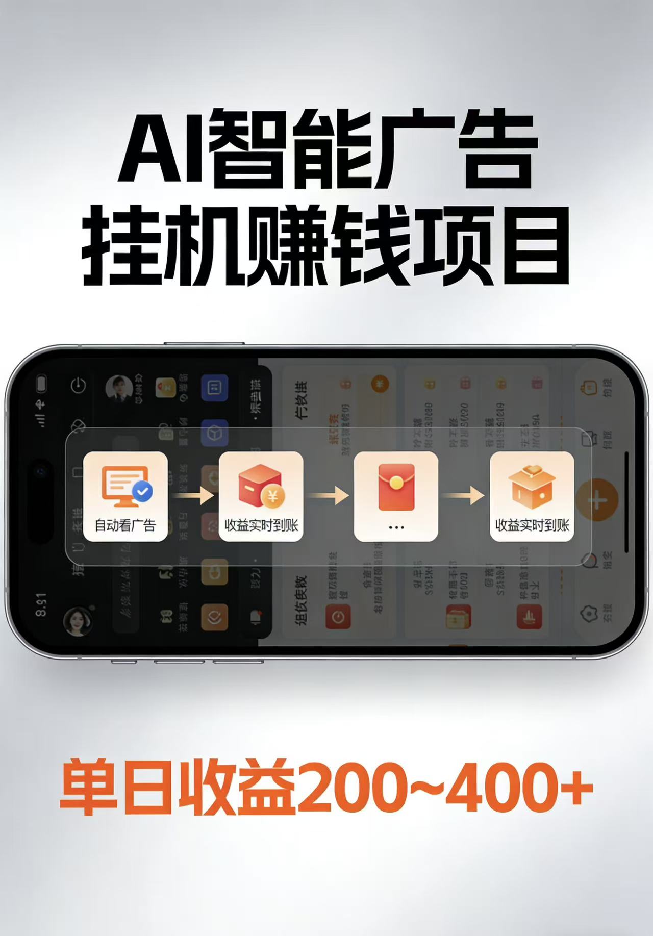 AI智能挂机看广告,每日稳定收益200-400+-网赚副业网