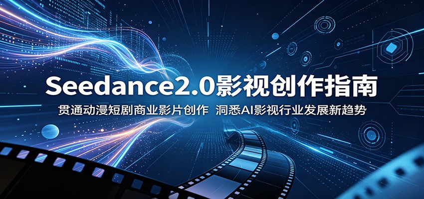 Seedance2.0影视创作指南:贯通动漫短剧商业影片创作,洞悉AI影视行业发展新趋势-网赚副业网