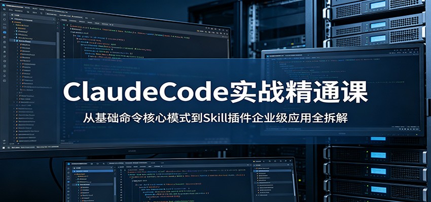 ClaudeCode实战精通课:从基础命令核心模式到Skill插件企业级应用全拆解-网赚副业网