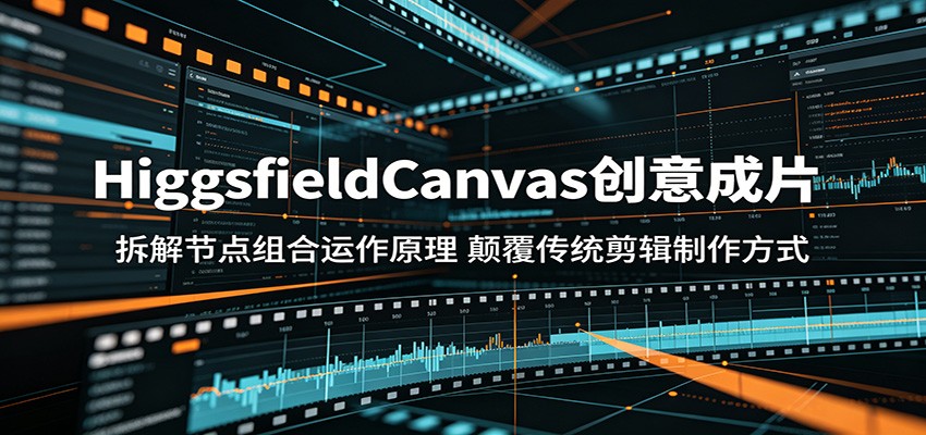 HiggsfieldCanvas创意成片:拆解节点组合运作原理,颠覆传统剪辑制作方式-网赚副业网