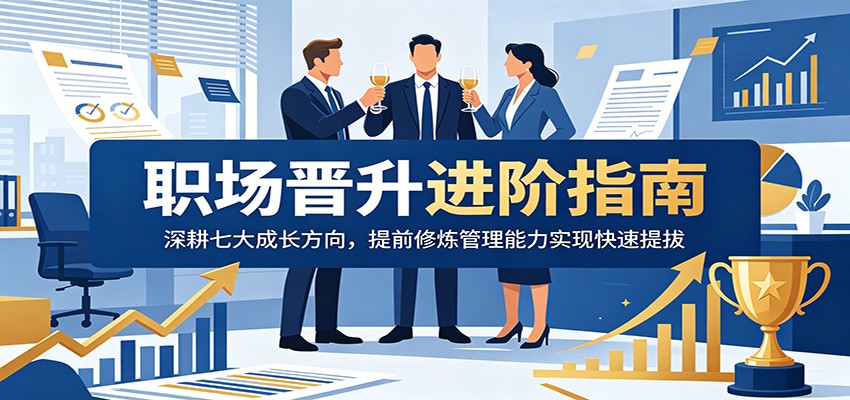 职场晋升进阶指南:深耕七大成长方向,提前修炼管理能力实现快速提拔-网赚副业网