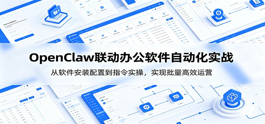OpenClaw自动化实操课:从软件安装配置到指令实操,实现批量高效运营-网赚副业网