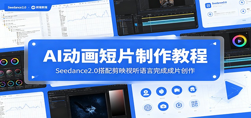 AI动画短片制作教程:Seedance2.0搭配剪映视听语言完成成片创作-网赚副业网